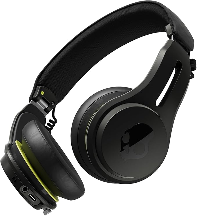 Skullcandy 公式ストア Icon ANC ノイズキャンセリング ワイヤレスヘッドホン IPX4防水規格 60時間再生 オリジナルステッカー付き(True Black)